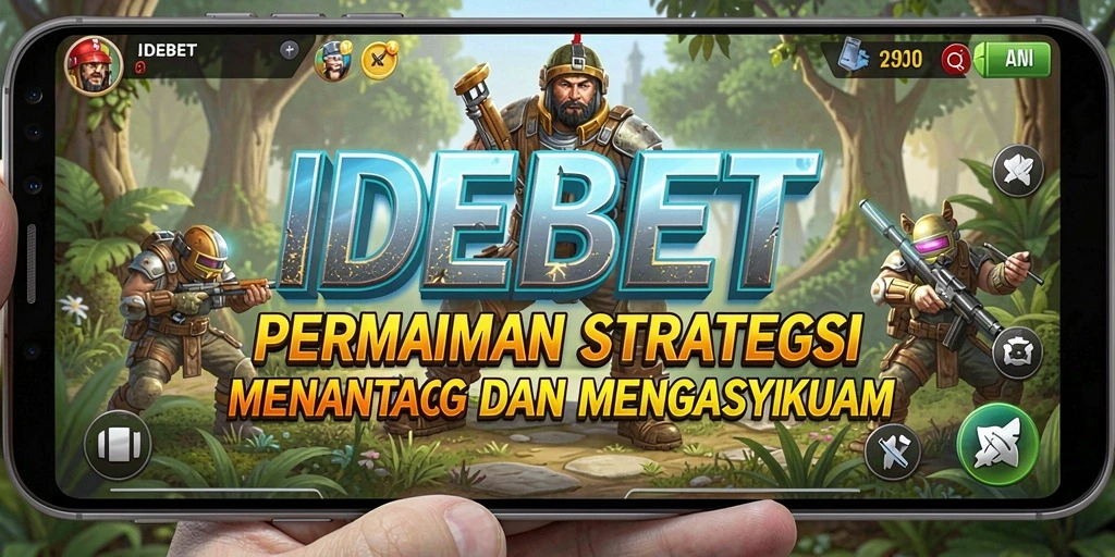 Tangkapan layar IDEBET menunjukkan aksi taktik dan strategi mengasyikkan.