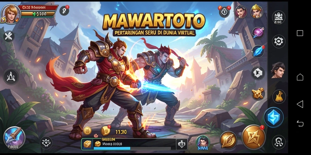 Tampilan screenshot gameplay <strong>MAWARTOTO</strong> yang mendebarkan dan penuh aksi.