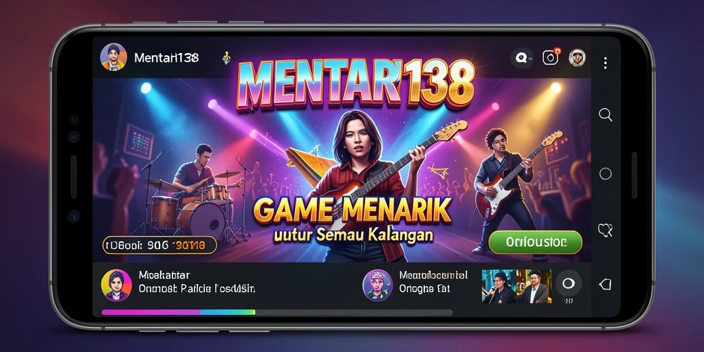 Screenshot gameplay MENTARI138 menunjukkan keseruan bermain musik.
