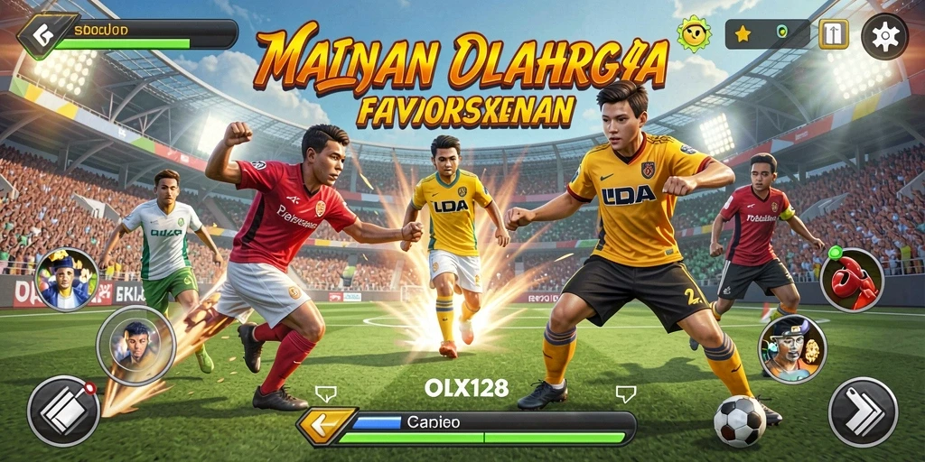 Tampilan permainan OLX128 yang seru dan menegangkan di arena olahraga.