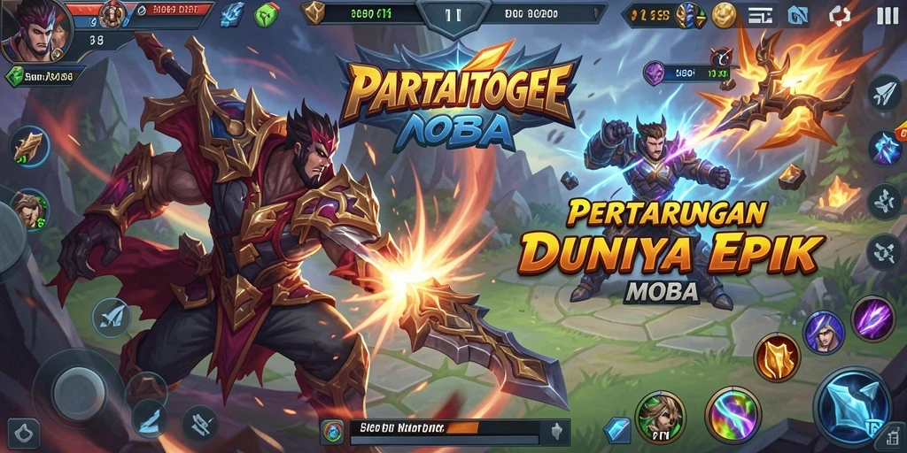 Gameplay seru dan serang menyerang di arena