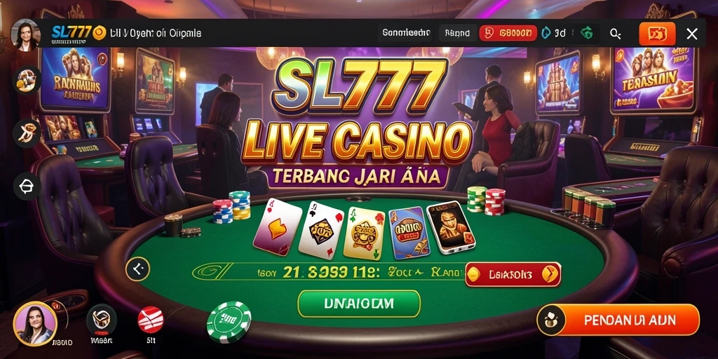 Gameplay langsung di SL777 dengan dealer profesional dan grafik menakjubkan.