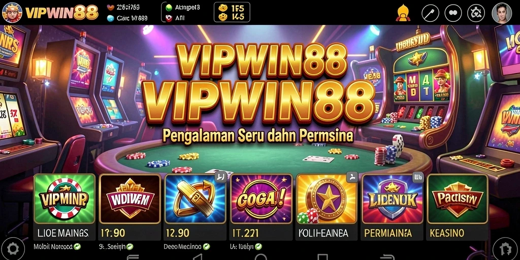 Tampilan menarik dari gameplay VIPWIN88 di dunia Kasino.