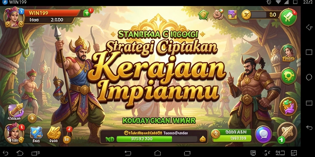 Screenshot gameplay WIN199 menampilkan pertempuran strategi yang intens.